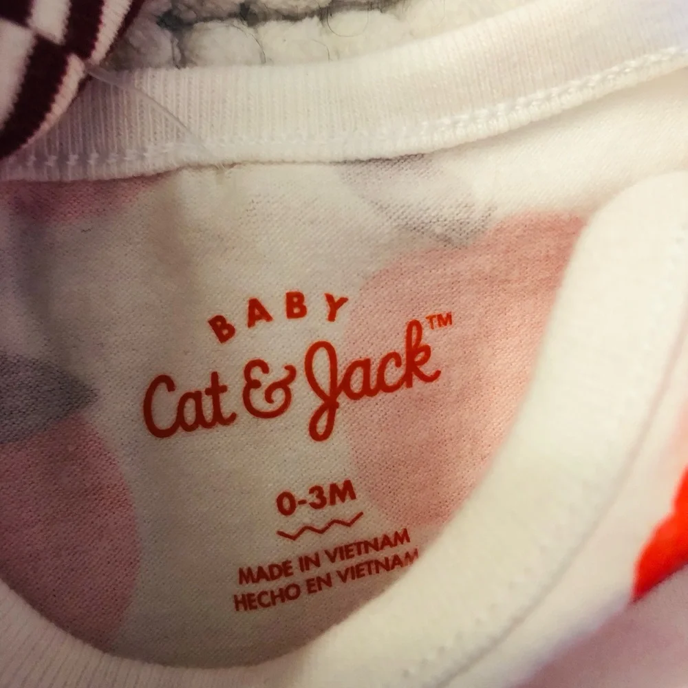 Cat & Jack Baby White set. 0-3 months - Picture 5 of 5